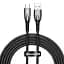 Кабель Baseus Glimmer Series Fast Charging Cable USB to Type-C 100W 2m CADH000501 Black - мініатюра 1