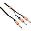 Комутаційний кабель Bespeco Jack 6.3 stereo - 2xJack 6.3 mono SLYS2J180 1.8 м - мініатюра 1