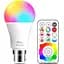 Світлодіодні RGB-лампи Mobri B22 зі зміною кольору з дистанційним керуванням, 75-ватні еквівалентні - мініатюра 1