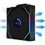 Комплект вентиляторів Lian Li UNI Fan TL WIRELESS LCD 120-3 (G99.12TLLCD1W3B.00) Black - мініатюра 4