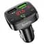 FM-трансмітер Hoco E59 Promise QC3.0 car BT FM transmitter Чорний - мініатюра 1