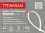 Хомут пластиковий Titanum УФ PA6.6, 3.6x150 мм 100 шт. білий (TF-PH3615-W) - мініатюра 2