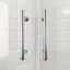 Душова кабіна без піддону Koer SR SC04-100x100x195-TR-01 прозоре скло Easy Clean 5 мм, хром KR5361, Універсальна, прозорий, хром - мініатюра 8