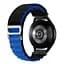 Ремінець для Samsung Galaxy Watch 4 Classic 46mm - чорно-синій ширина кріплення 20мм нейлоновий Watchbands NormalCloth Wave (W45-7WB92236127) - мініатюра 3