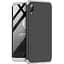 Чохол-накладка GKK 3 in 1 Hard PC Case HuAwei Y6 2019 Silver/Black - мініатюра 1