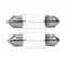Комплект вказівних ламп розжарювання OSRAM 6438-2BL C10W 31mm 12V SV8.5-8 Blister (2 шт) - миниатюра 2