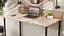 Компьютерный стол Ferrum-decor Скай 75x120x60 черный ДСП Дуб Сан-Марино 16мм (FRD-103624) - миниатюра 2