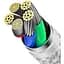 Кабель Baseus Dynamic Series Fast Charging Cable Type-C to Lightning 20W 2m CALD000102 White - мініатюра 4