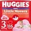 Уценка. Набор подгузники-трусики для девочек Huggies Pants Little Movers 3 (6-11 кг) 116 шт. - миниатюра 1