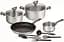 Набір посуду Daily Cook, 11предметів, нержавіюча сталь, бакеліт, скло Tefal kuh0016921 - мініатюра 2
