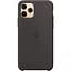 Оригинальный силиконовый чехол Apple Silicone Case для iPhone 11 Pro (5.8") Black (MWYN2ZM/A) - миниатюра 1