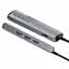 USB-хаб Baseus Mechanical Eye 6-in-1 Type-C to 3xUSB3.0+RJ-45+HDXiaomi CAHUB-J0G Grey - мініатюра 3