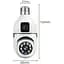 IP-камера відеоспостереження UKC SQ02 E27 Wi-Fi White - мініатюра 2
