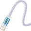 Кабель Baseus Dynamic 2 Series Fast Charging Cable USB to Lightning 2.4A 1m CALD040005 Purple - мініатюра 4