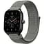 Ремінець нейлоновий на липучці BeWatch Xiaomi Amazfit BIP/GTS/GTR 20 мм Сірий (1011334.3UW) - мініатюра 1