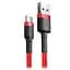 Кабель Baseus USB2.0AM-Type-C M, 1 м,(20V/3A), (60W) Червоний,CATKLF-B09 (CATKLF-B09) - мініатюра 1