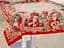 Скатертина Lefard Home Textile Jouets гобеленова новорічна з люрексом 180х140 см червона (716-032) - мініатюра 2