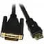 Кабель Viewcon HDMI-DVI (18+1) M/M, 3м (VD066-3M) - мініатюра 1