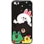 Чехол-накладка Toto Cartoon Print Glass Case Apple iPhone SE/5s/5 Line friends all about - миниатюра 1