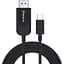 Дата кабель USB 2.0 AM to Type-C 2.0m Fabric Premiumblack REAL-EL (EL123500047) - миниатюра 1