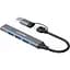 Концентратор Canyon USB-C/A 4-in-1 1xUSB 3.0 + 3xUSB 2.0 gray (CNS-TDS02G) - миниатюра 2