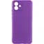 Чохол TPU Getman Liquid Silk Full Camera для Samsung Galaxy A07 Фіолетовий / Purple - мініатюра 1