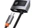 Адаптер USB Хаб Baseus Metal Gleam Series 6-in-1 Multifunctional Docking Station Gray CAHUB-CW0G - мініатюра 5