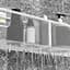 Полка настенная Stenson TD01334-M, 30x14x14 см белая (25590) - миниатюра 4