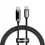 Кабель Baseus Display Fast Charging Data Cable Type-C to Type-C 100W 1m CATSK-B01 Black - мініатюра 5