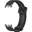 Силіконовий ремінець Mijobs для фітнес браслета Xiaomi Smart Band 9 Black - мініатюра 1