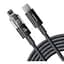 Кабель Baseus Display 2 Fast Charging Data Cable USB-C to iP 20W 1 м Чорний - мініатюра 1