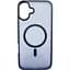 Чехол-накладка BeCover Metal Buttons Case (MagSafe) для Apple iPhone 16 Plus Blue (712094) - миниатюра 1