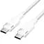 Кабель Vention USB 2.0Type-C M-M,1.0м 60W aluminum alloy, білийVention (TRDWF) - мініатюра 1