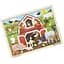 Деревянный пазл в рамке Melissa&Doug Ферма, 24 элемента (MD19061) - миниатюра 1