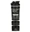 Шейкер спортивний BlenderBottle ProStak 22oz/650 мл з 2-ма контейнерами Black (PS 22oz Black/Black) - мініатюра 2