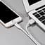 Кабель Hoco X1, 2 кабеля USB to Lightning 1 м белый - миниатюра 1
