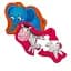 Магнітні бебі пазли Vladi Toys Слоник і зебрік, укр. мова, 4 елементи (VT3208-12) - мініатюра 1