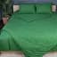 Летний постельный комплект MirSon №2918 Сolor Fun Line Stripe Emerald Modal 2х155х215 см изумрудный (2200010958027) - миниатюра 1