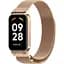 Ремінець-бампер DK для Xiaomi Redmi Smart Band 2 Metal Milanese Loop Magnetic (016244) (rose gold) - мініатюра 1