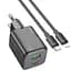 СЗУ Hoco N41 Almighty PD20W+QC3.0 (1USB-A/1C) + кабель Type-C to Lightning - миниатюра 4
