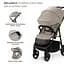 Прогулянкова коляска Kinderkraft Trig 3 Stone Beige (KSTRIG03BEG0000) - мініатюра 3