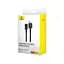 Кабель Baseus Unbreakable Series Fast Charging Data Cable USB to iP 2.4A 2 м Cluster черный - миниатюра 2