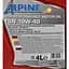 Масла моторные полусинтетические Alpine TSN 10W-40 API SN/CF A3/B4-08 MB 229.3, VW 502 00/505 00 4 л (23466) - миниатюра 2