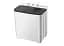Пральна машина напівавтоматична Liberton LWM-6200 PUMP, White/Black, з 2 барабанами, завантаження 6.2 кг, 3 режими, 1350 об/хв, клас енергоспоживання А+, 66.8х40х76.5 см - мініатюра 1