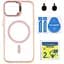 Чохол із підставкою MagSafe TPU PC Metal Stand Case Apple iPhone 14 Pink - мініатюра 1