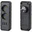 Розетка-измельчитель с заземлением Voltronic F-102 Black, 2 розетки+3USB (1А), 2500 W, 10A, 110-250V - миниатюра 1
