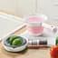 Ковш складной MBM My Home KP-77 1.3 л, бело-серый (KP-77 WHITE/GRAY) - миниатюра 4