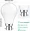 Світлодіодна лампа LEDYA B22 Bayonet 60 Вт, 9W 3000K Warm White BC GLS Frosted Light Bulbs, 806 Lumens, Non Dimmable, A60 - мініатюра 2