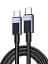 Кабель зарядний UGREEN USB C to USB C Charger Cable 100 W кабель для швидкого заряджання 2 м Black (L512) - мініатюра 1