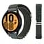 Ремінець для Nokia Steel Nokia Steel HR - темно-зелений Watchbands NormalCloth Wave ширина кріплення 20мм нейлоновий (W26-0WB16301643) - мініатюра 3